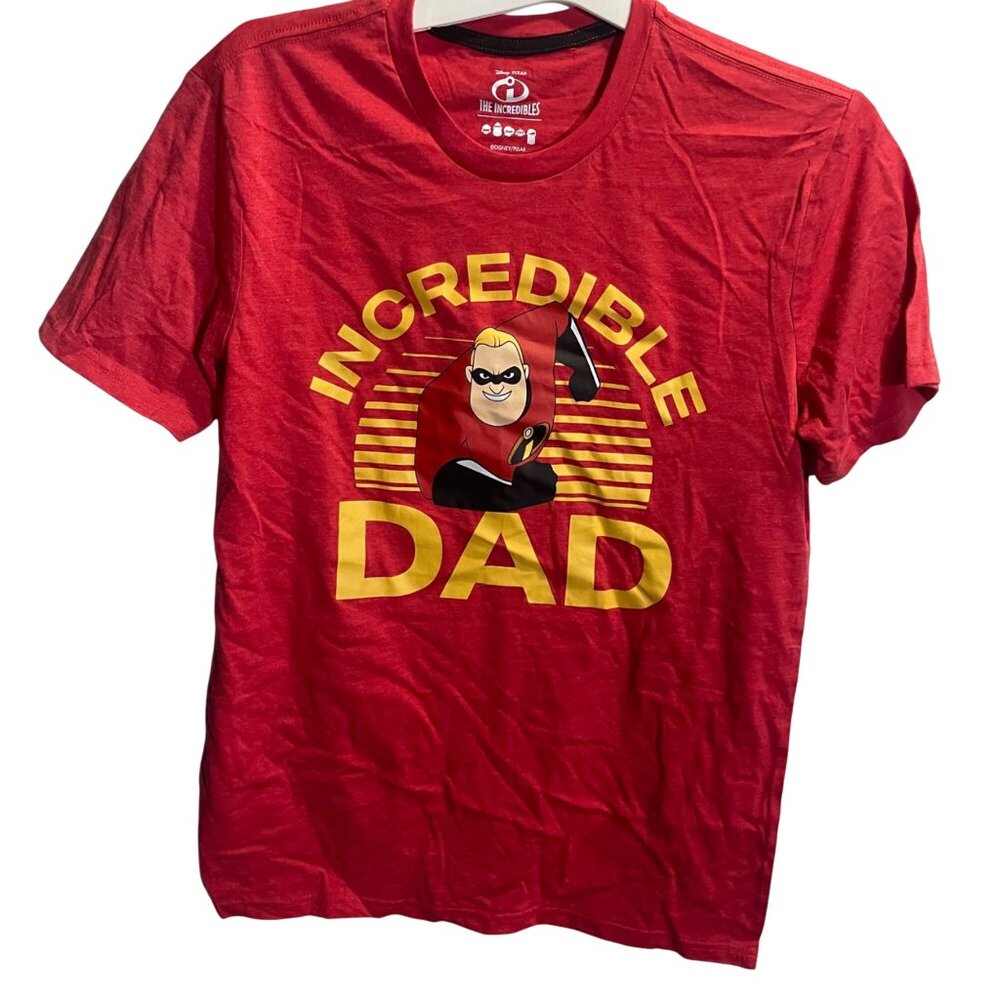 Incredible Dad Red Graphic Tee - Short Sleeve Crewneck - Picture 2 of 4